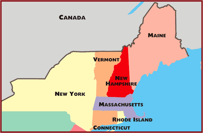 Northeast US with Frame